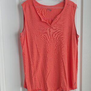 Notched Neck Tank Top